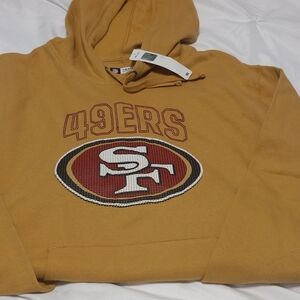 NFL 49ers Gold Hoodie